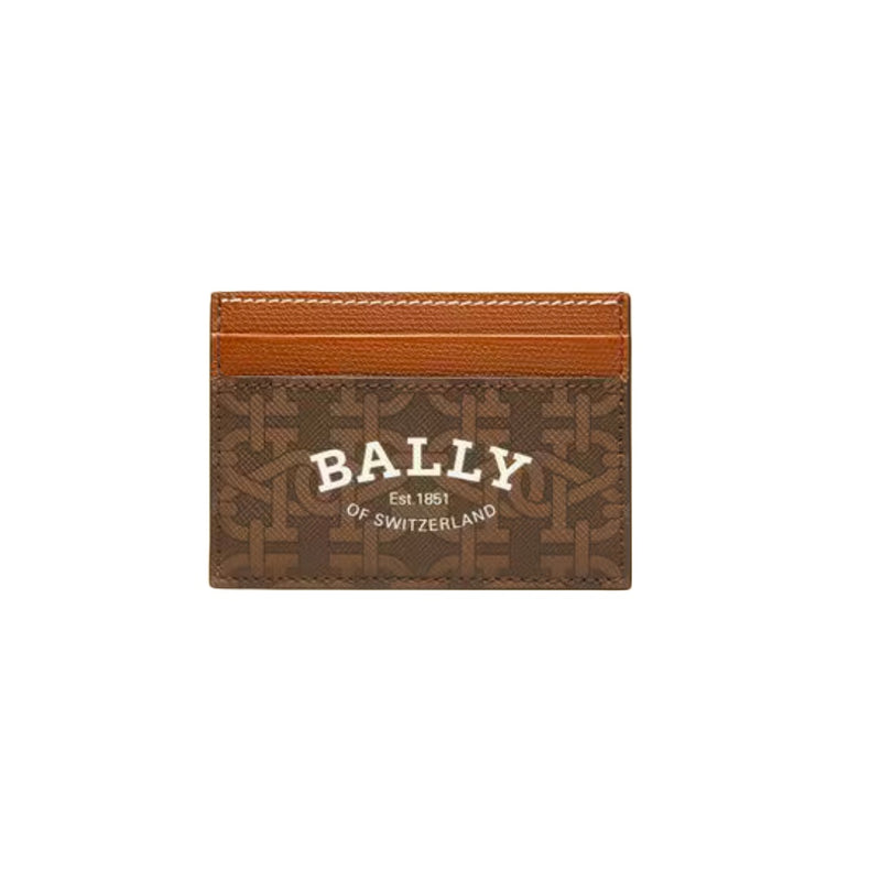 BALLY CARD HOLDER BROWN