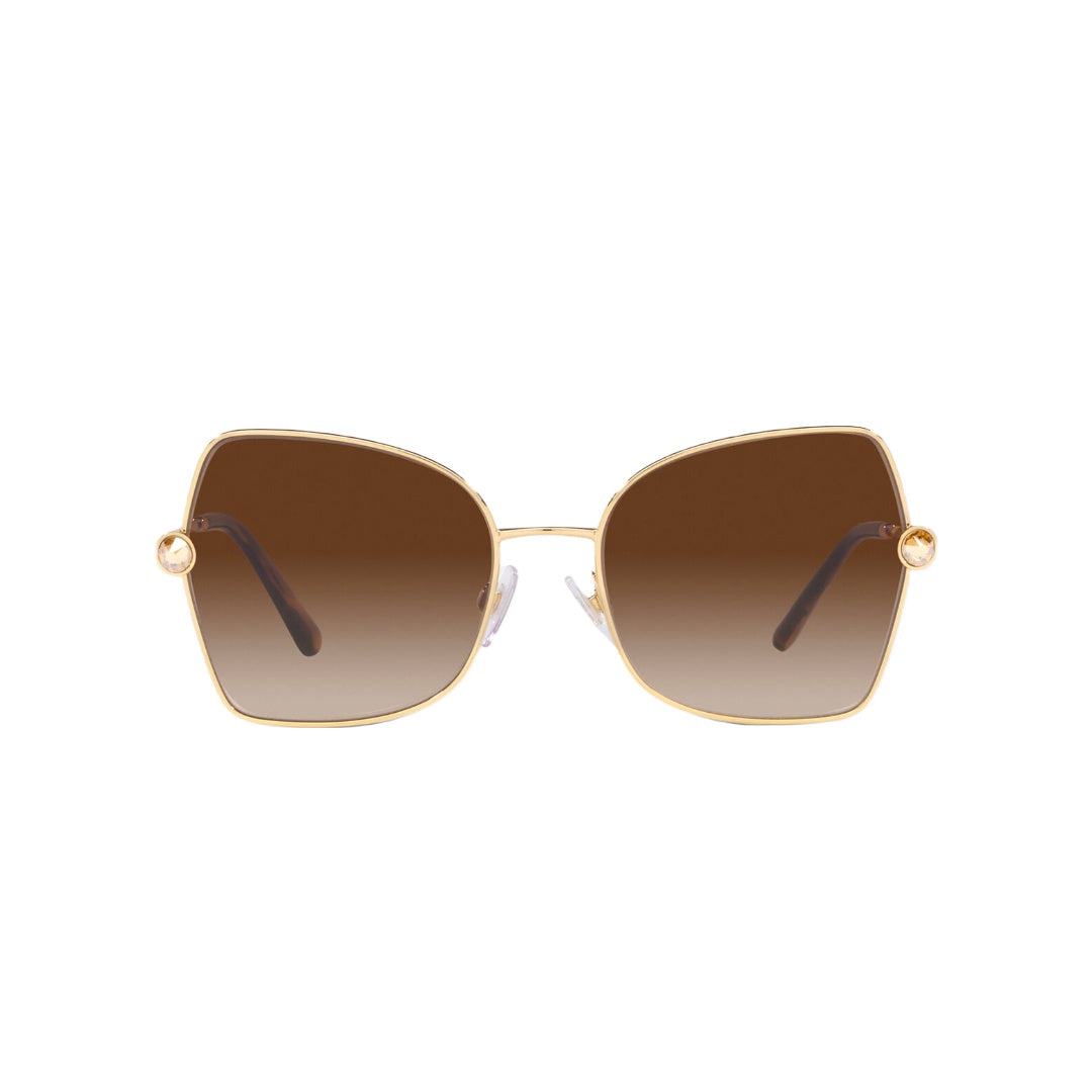 DOLCE&GABBANA CRYSTAL SUNGLASSES GOLD