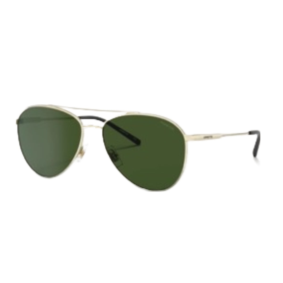 ARNETTE SIDECAR SUNGLASSES GOLD DARK GREEN