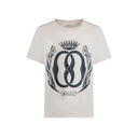 BALLY FOILED TSHIRT IN WHITE COTTON