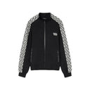 VERSACE GRECA SIGNATURE ACCENT GYM SWEATSHIRT BLACK/WHITE