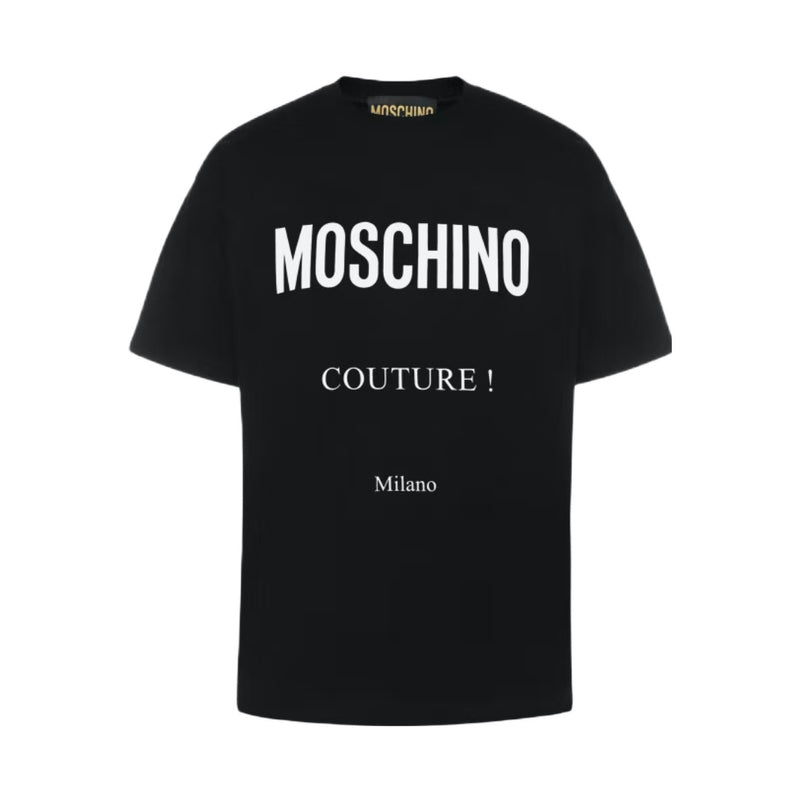 MOSCHINO COUTURE STRETCH JERSEY T-SHIRT