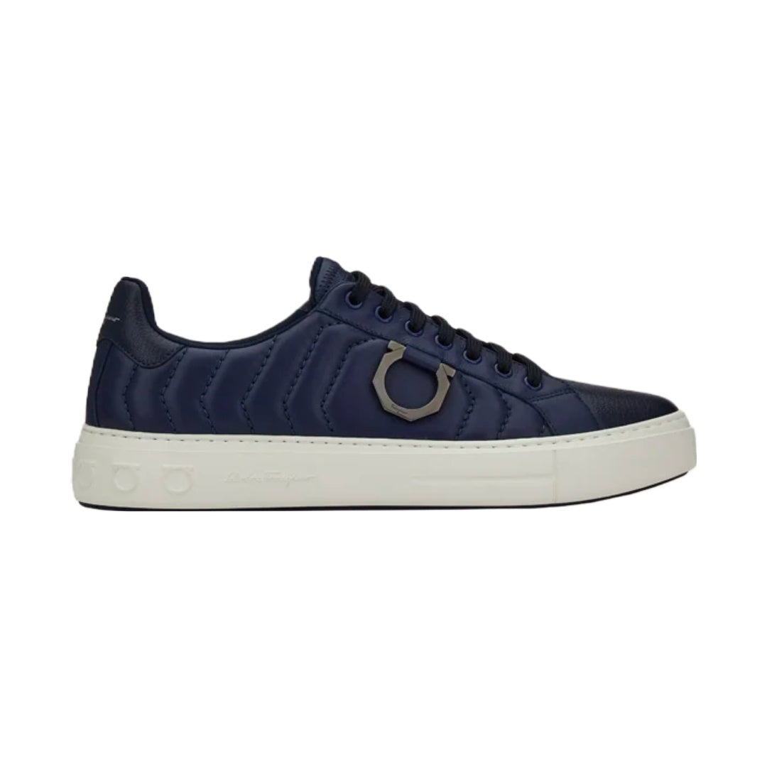 SALVATORE FERRAGAMO GANCINI SNEAKER BLUE