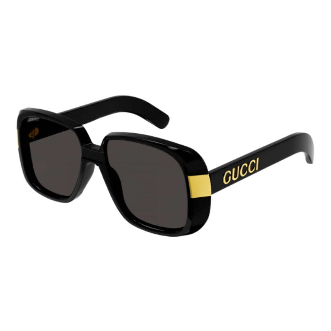 GUCCI NONE LENS BLACK/GOLD/GRAY