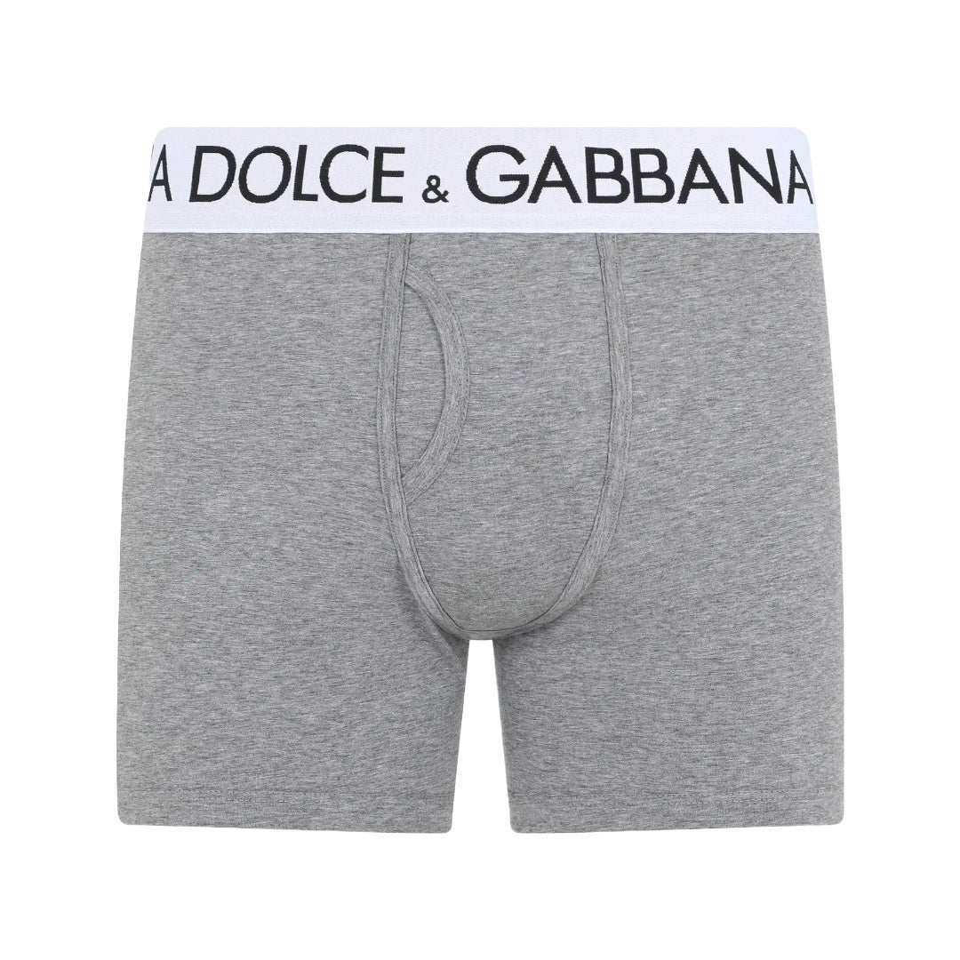 DOLCE&GABBANA LONG LEG BOXER GREY