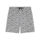 VERSACE LA GRECA BOARDSHORTS WHITE/BLACK
