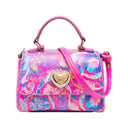 VERSACE KIDS LOGO CROSSBODY BAG MULTICOLOR