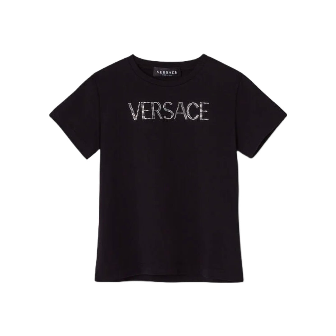 VRESACE CRYSTAL VERSACE LOGO KIDS T-SHIRT