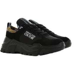 VERSACE JEANS COUTURE SCARPA SNEAKER BLACK/GOLD