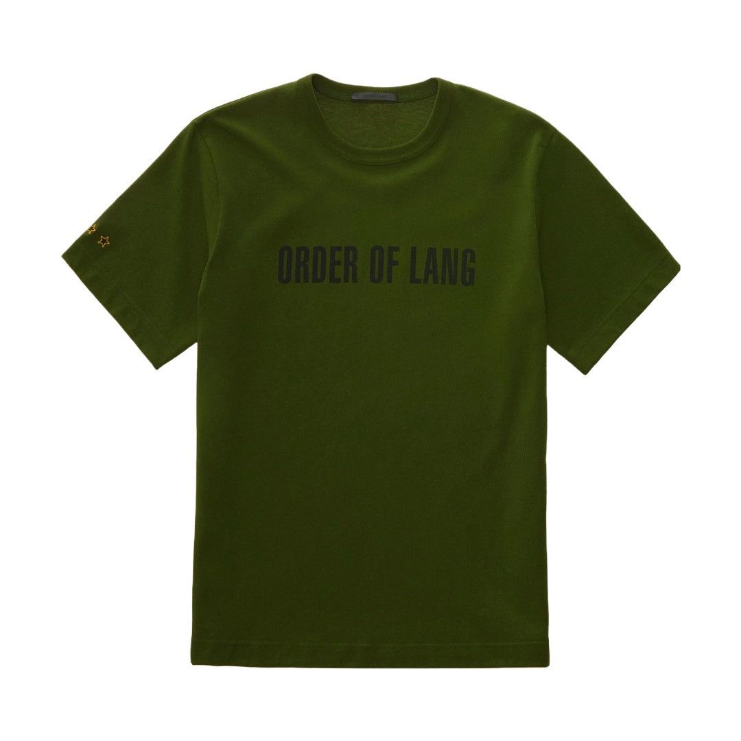 HELMUT LANG SOCIETAS TEE EVER GREEN