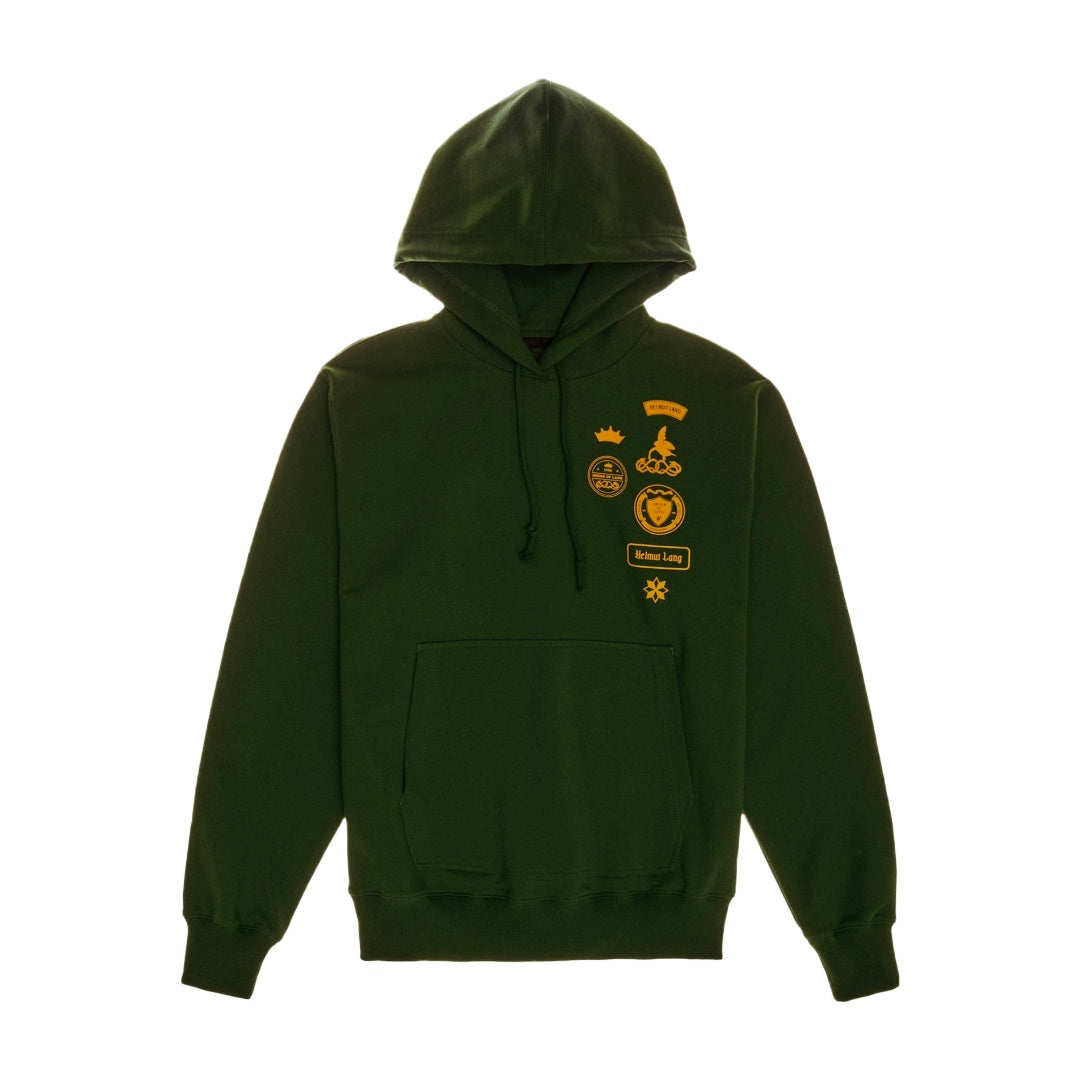 HELMUT LANG SOCIETAS HOODIE EVER GREEN