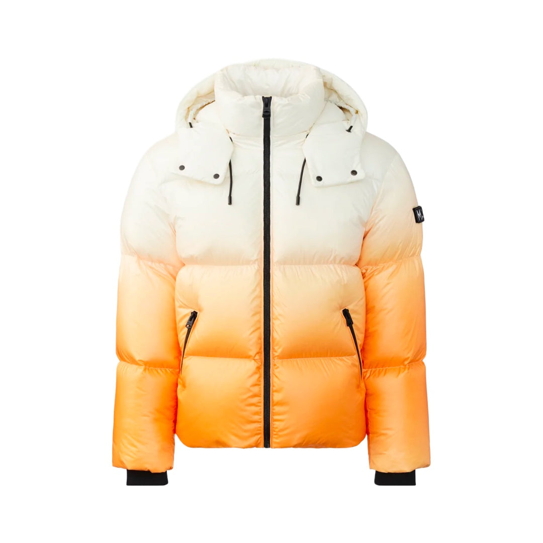 MACKAGE KENT E3-LITE OMBRÉ PRINT JACKET WITH HOOD SUNSET