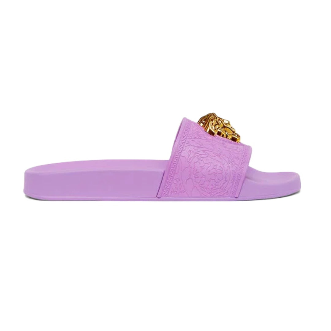 VERSACE PALAZZO SLIDES LILAC