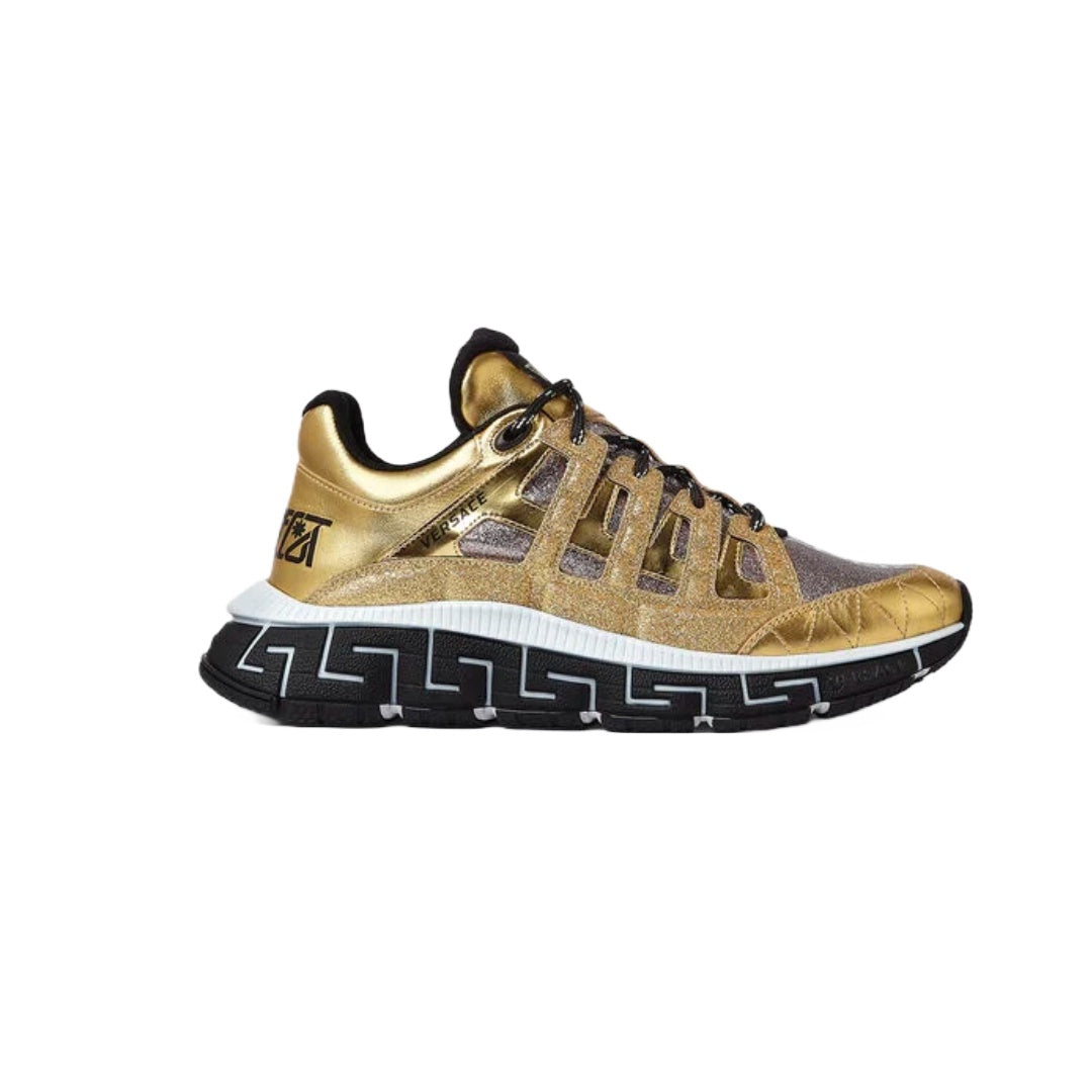 VERSACE TRIGRECA RUNNERS GOLD/MULTICOLOR/GLITTER