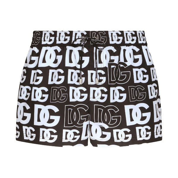 DOLCE & GABBANA ALL OVER DG PRINT BLACK/WHITE