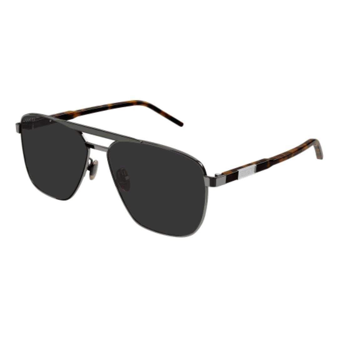 GUCCI LOGO RUTHENIUM HAVANA GREY