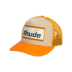 RHUDE CHEVAL HAT ORANGE/TAN