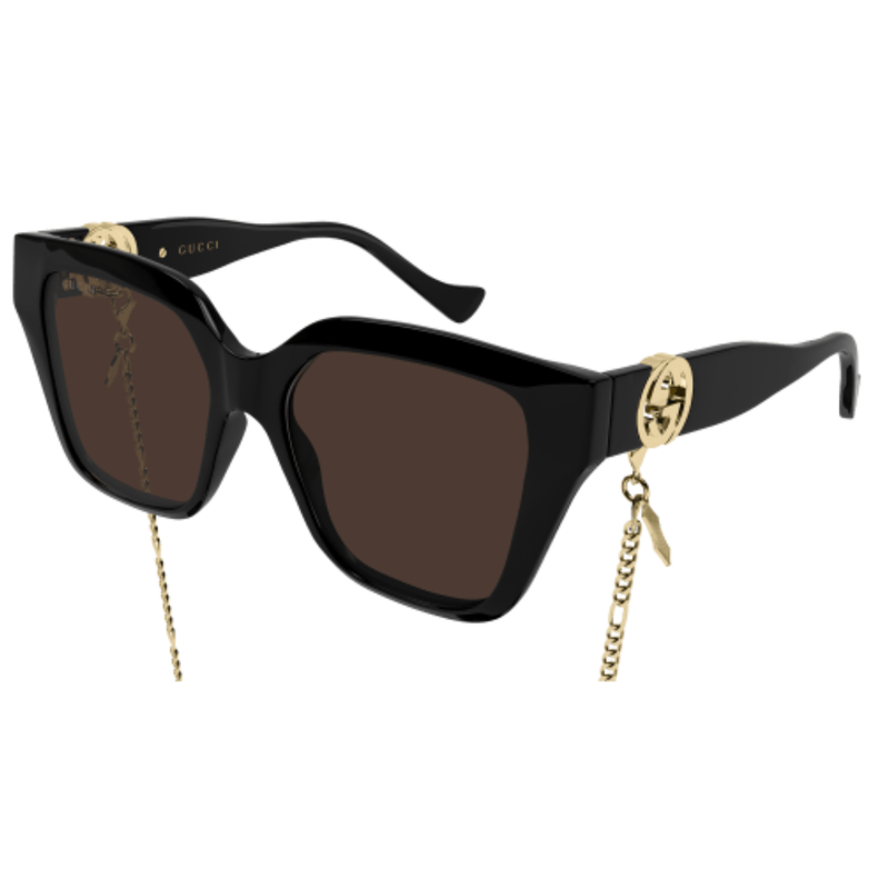 Louis Vuitton, Accessories, Louis Vuitton Lv Edge Cat Eye Black Gold  Sunglasses