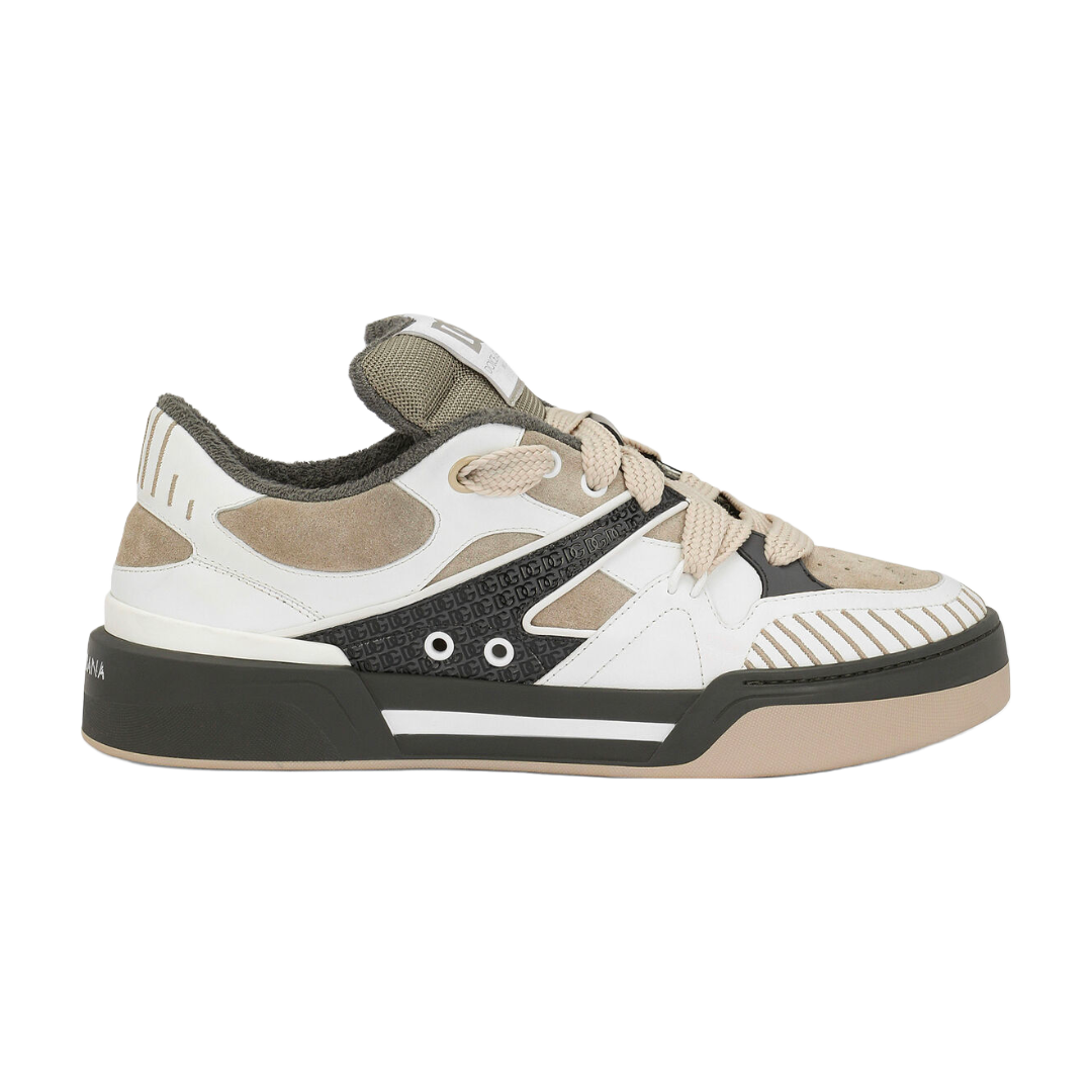 DOLCE & GABBAN ROMA SNEAKERS WHITE/BEIGE/TAN