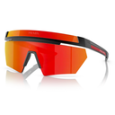 PRADA VISER SUNGLASSES MATTE BLACK/ORANGE 0PS 01YS