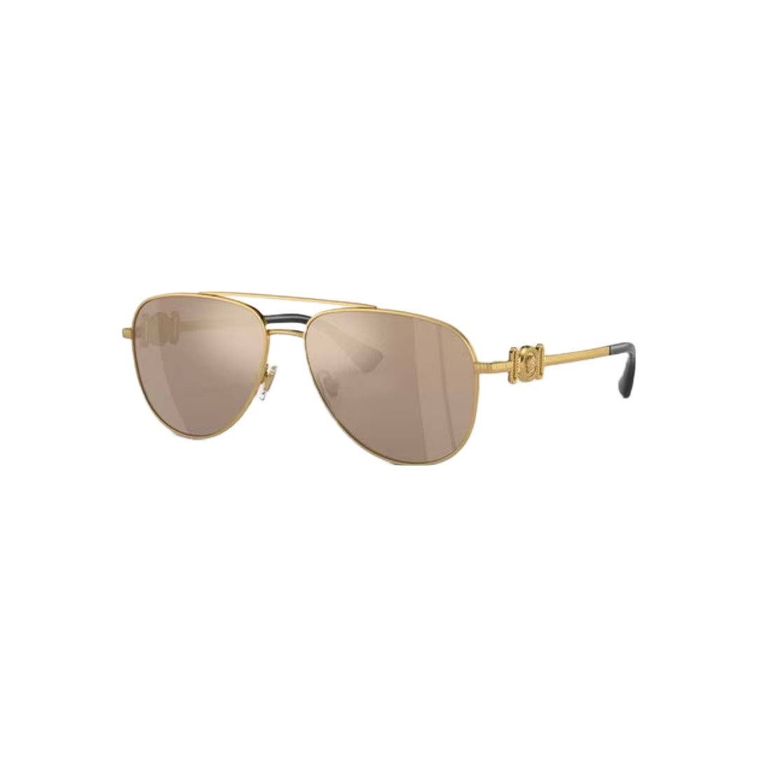 VERSACE KIDS MEDUSA KIDS AVIATOR SUNGLASSES GOLD