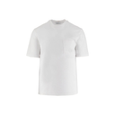 FERRAGAMO LONG SLEEVED TSHIRT WHITE/RED STRIPE