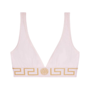 VERSACE GRECA BORDER BRALETTE PINK/GOLD