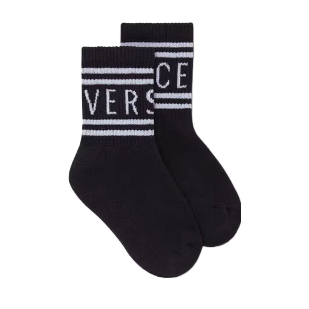 VERSACE LOGO KIDS SOCKS