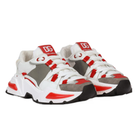 KIDS DOLCE & GABBANA KID'S AIRMASTER SNEAKER BLACK/WHITE