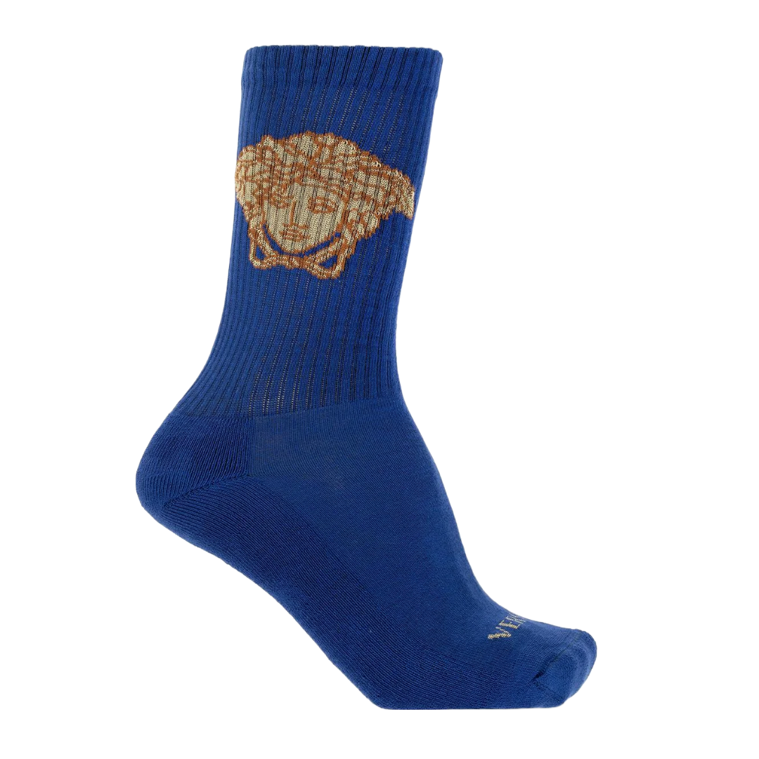 VERSACE MEDUSA HEAD CREW SOCKS