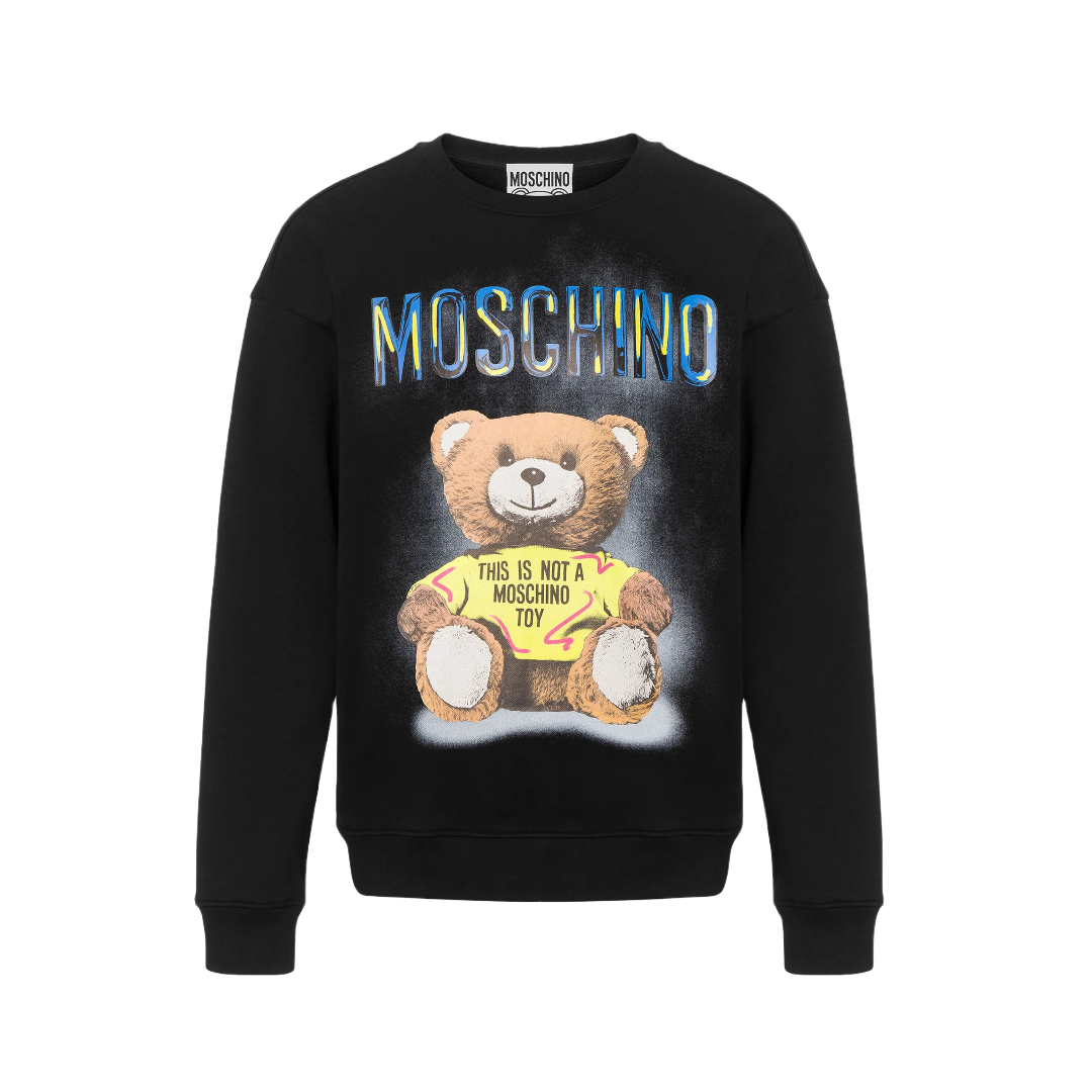 MOSCHINO TEDDY BEAR ORGANIC COTTON SWEATSHIRT