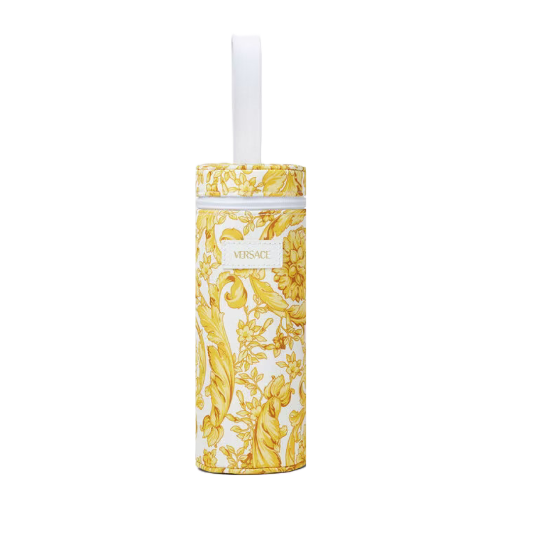 VERSACE BAROCCO BABY BOTTLE HOLDER WHITE/GOLD