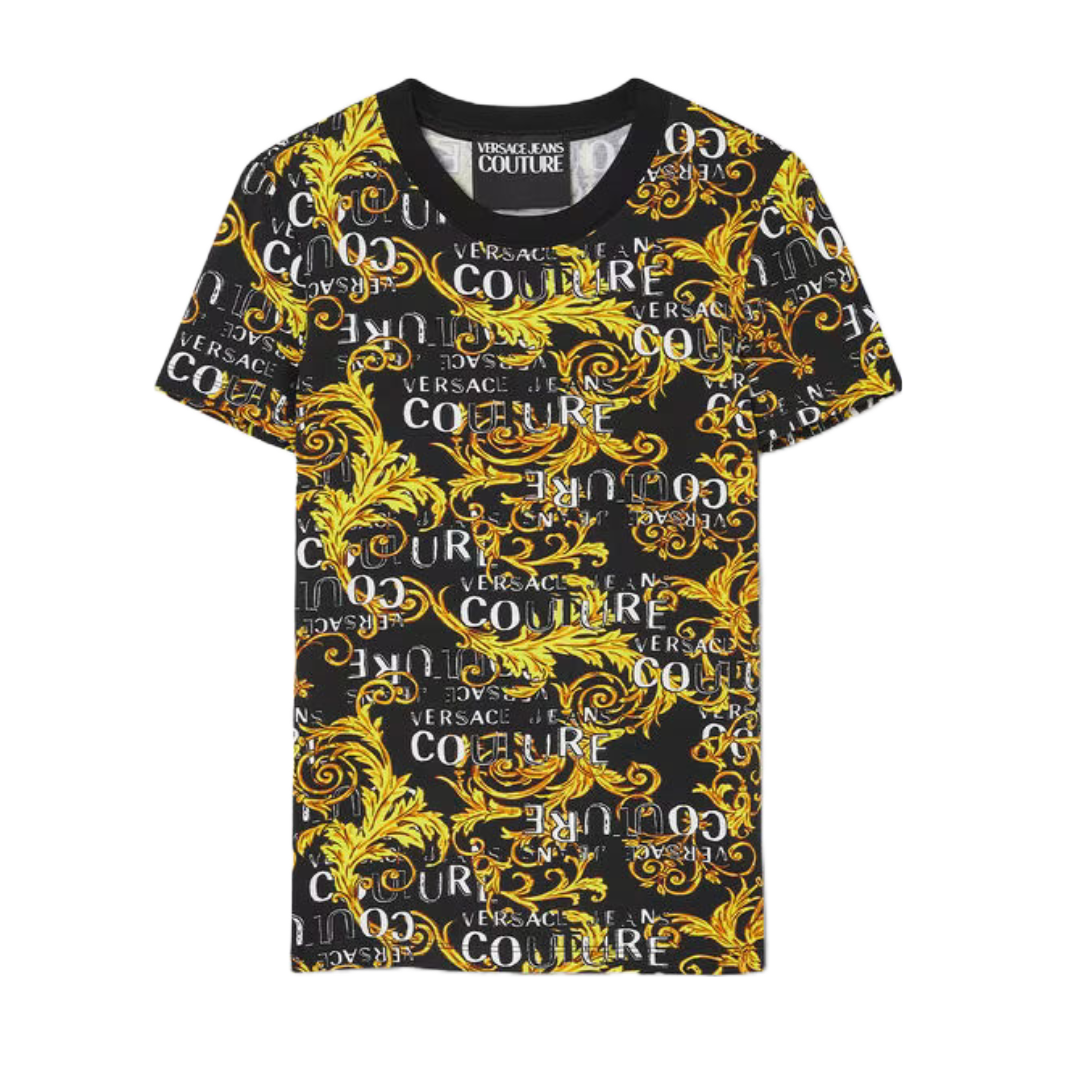 VERSACE JEANS COUTURE WOMENS LOGO COUTURE T-SHIRT