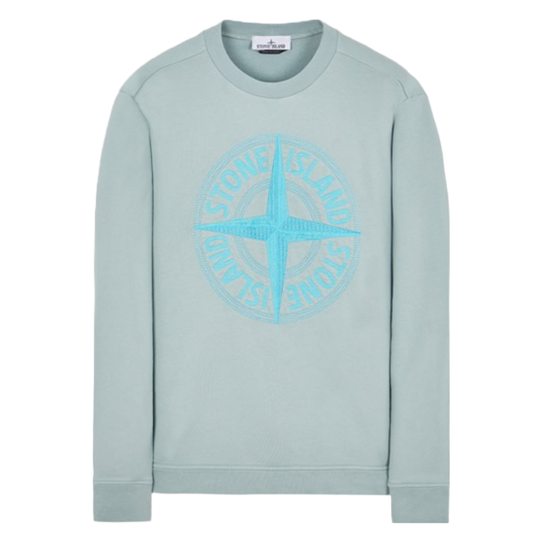 STONE ISLAND 65484 'STITCHES FOUR' PRINT SWEATSHIRT