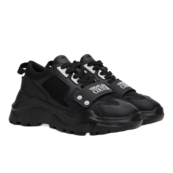 VERSACE JEANS COUTURE BLACK SNEAKERS