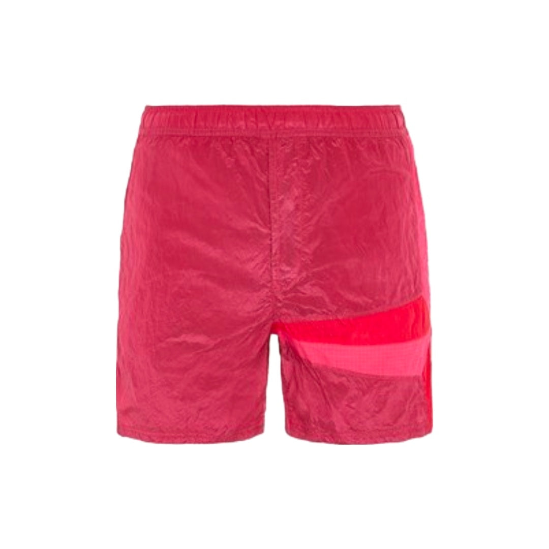 STONE ISLAND NYLON METAL IN ECONYL® REGENERATED NYLON_ STAR INLAY_ GARMENT DYED SHORT CYCLAMEN