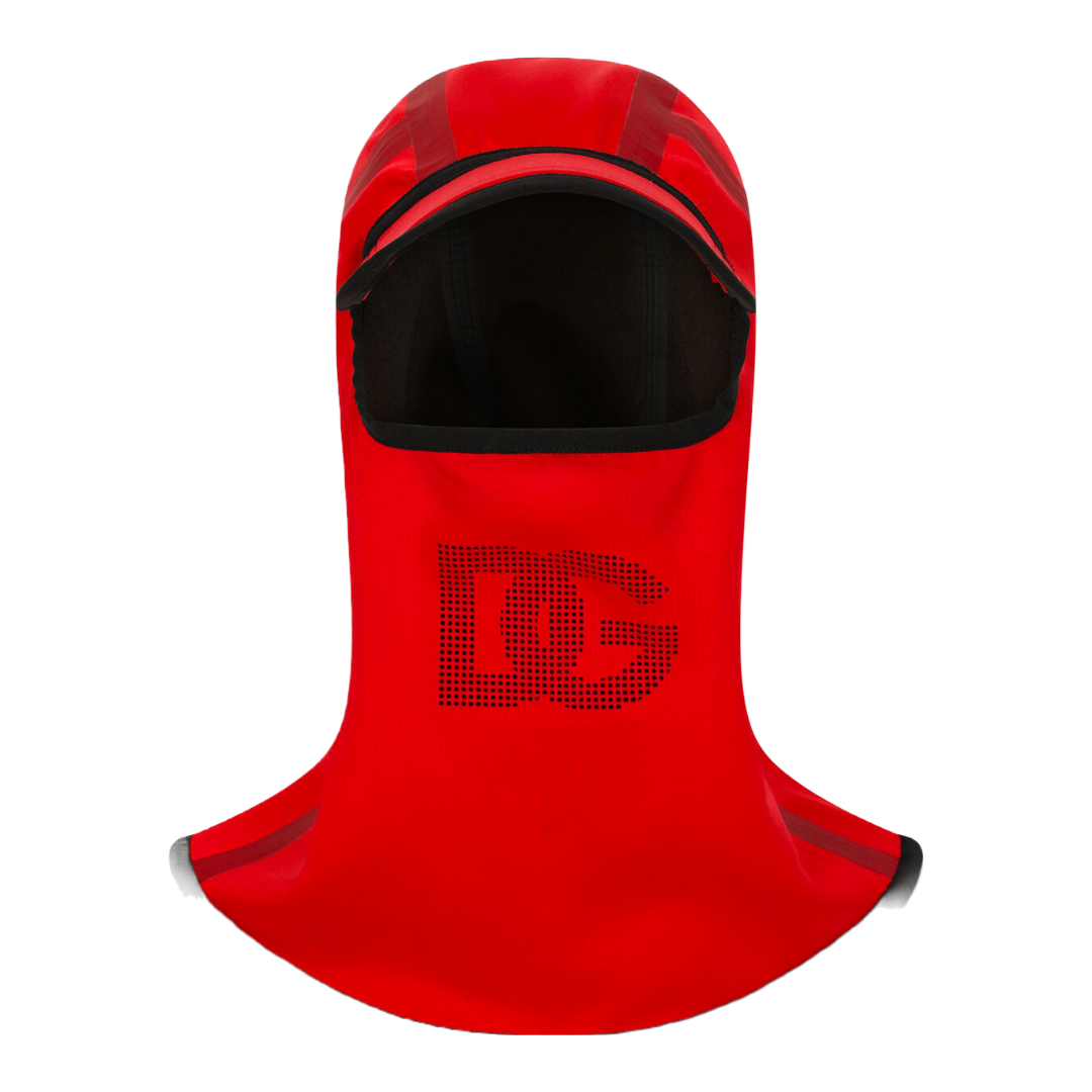 DOLCE & GABBANA BALACLAVA WITH LOGO RED