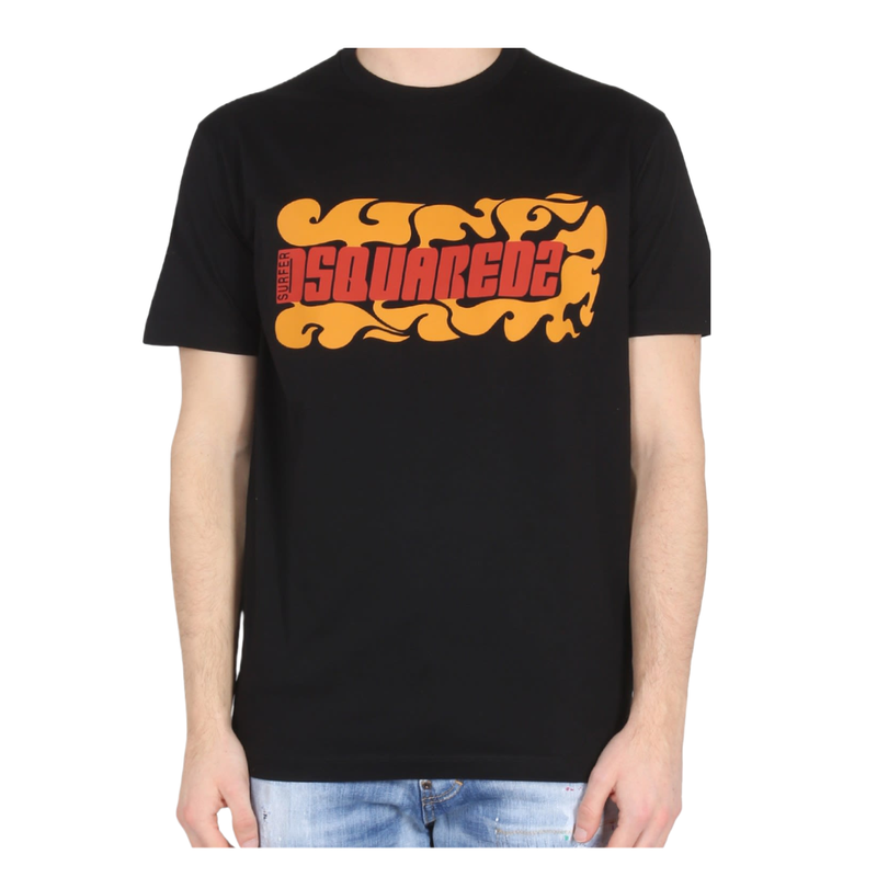 DSQUARED2 D2 SURF FIRE COOL TSHIRT