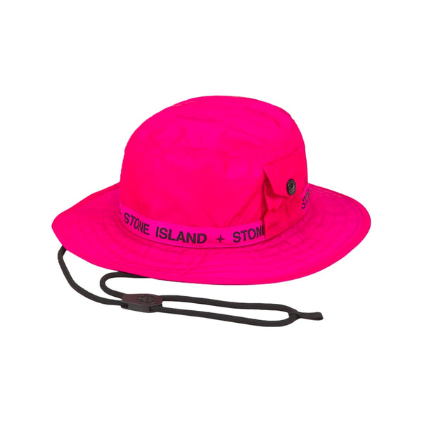 STONE ISLAND BUCKET HAT CYCLAMEN