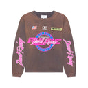 RHUDE DESERT RACING LS TEE VINTAGE GREY