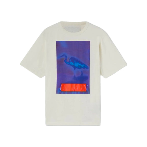 HERON PRESTON HERON CENSORED SS TEE WHITE/NAVY BLUE