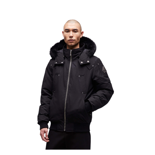 MOOSE KNUCKLES ORIGINAL BALLISTIC BOMBER FUR BLACK/BLACK