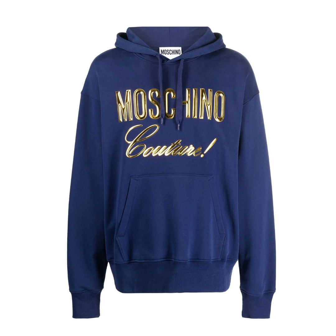 MOSCHINO MOSCHINO COUTURE ORGANIC COTTON HOODIE