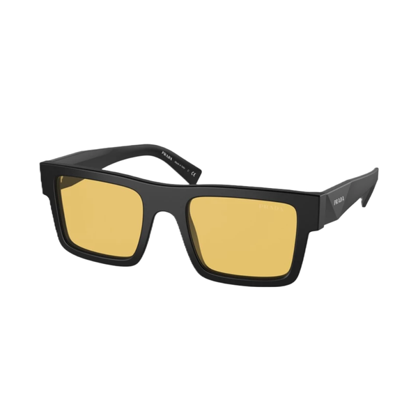 PRADA SYMBOLE MATTE  BLACK/YELLOW GLASSES