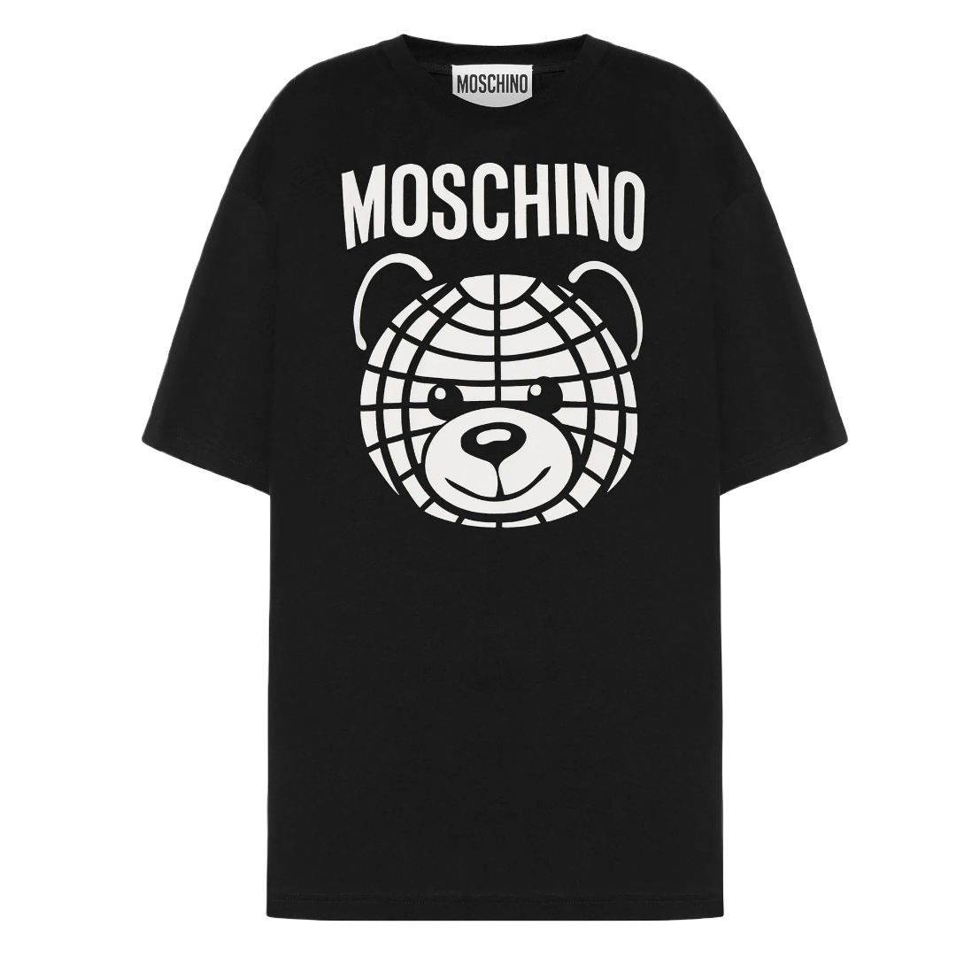 MOSCHINO TEDDY BEAR ORGANIC JERSEY T-SHIRT