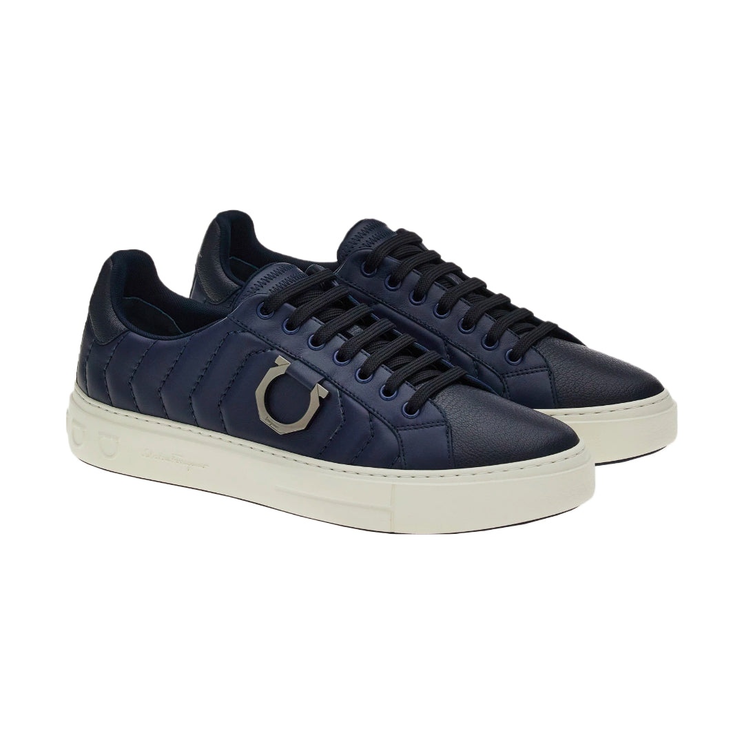 SALVATORE FERRAGAMO GANCINI SNEAKER BLUE