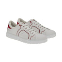 SALVATORE FERRAGAMO GANCINI SNEAKER WHITE/ROUGE