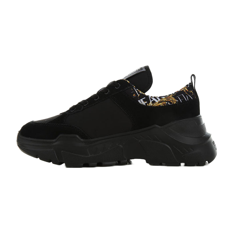 VERSACE JEANS COUTURE SCARPA SNEAKER BLACK/GOLD