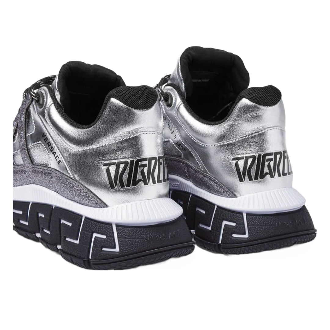 VERSACE TRIGRECA SNEAKERS SILVER