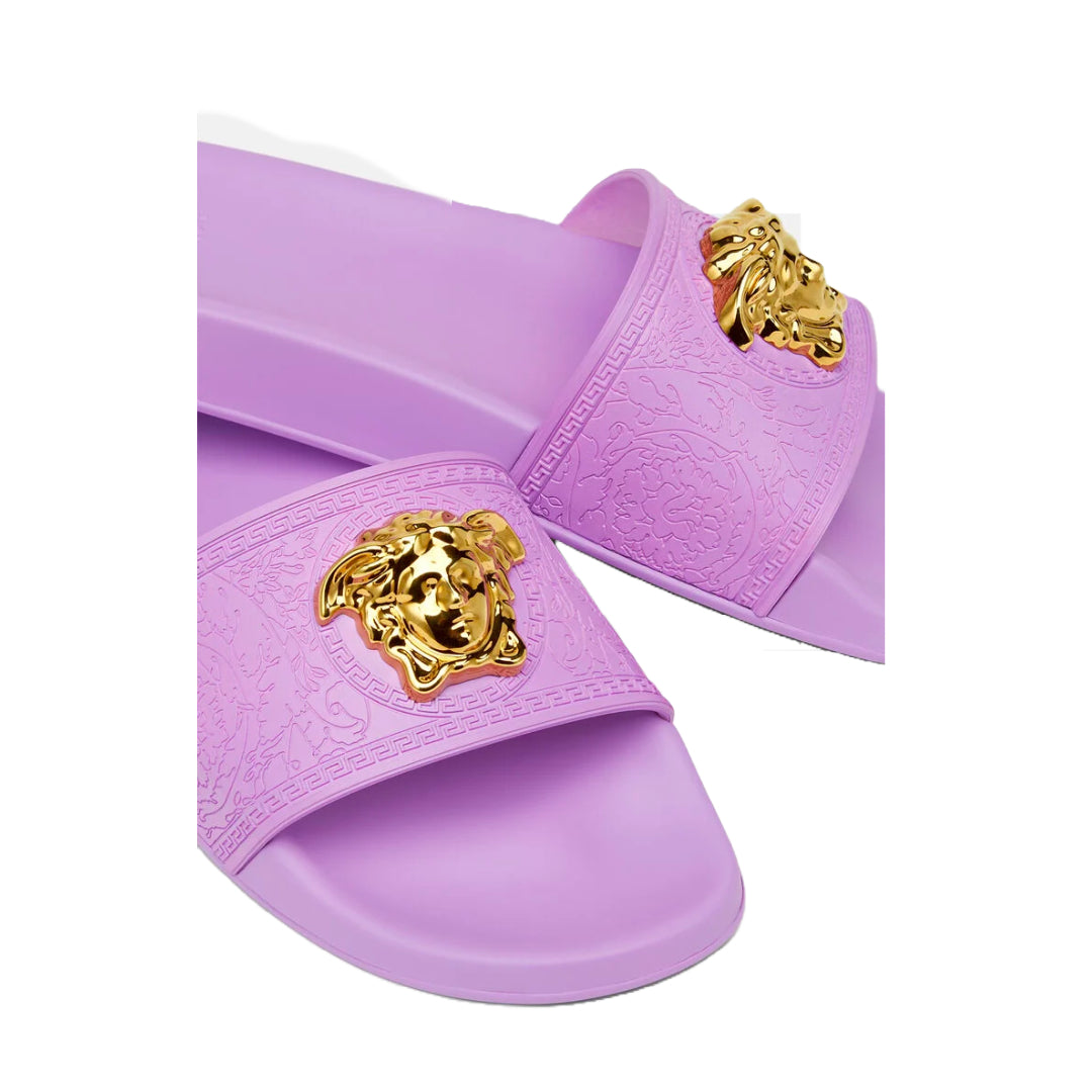 VERSACE PALAZZO SLIDES LILAC